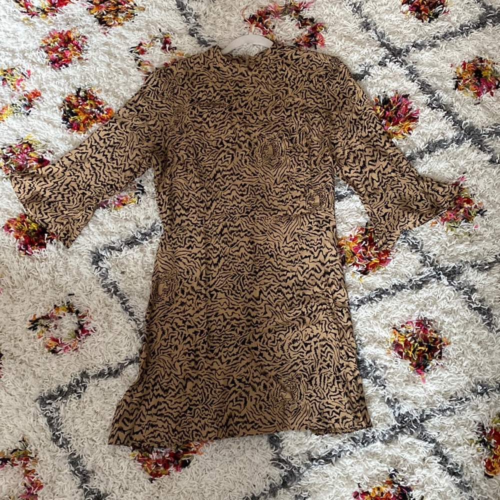 Leopard Mini Dress Size 10
